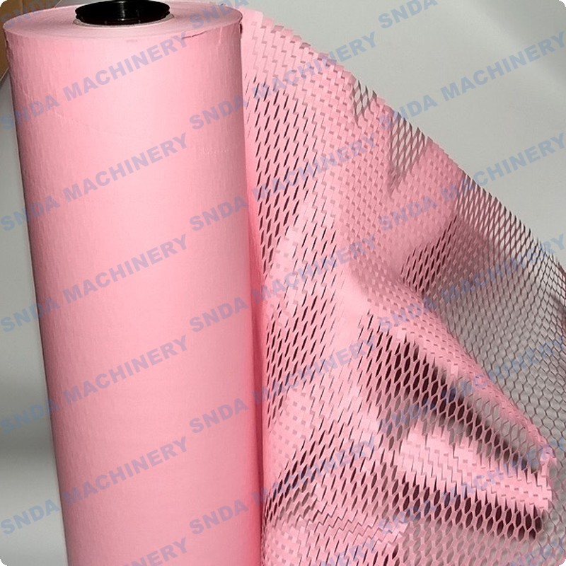 Reel Kraft Honeycomb Paper-pink